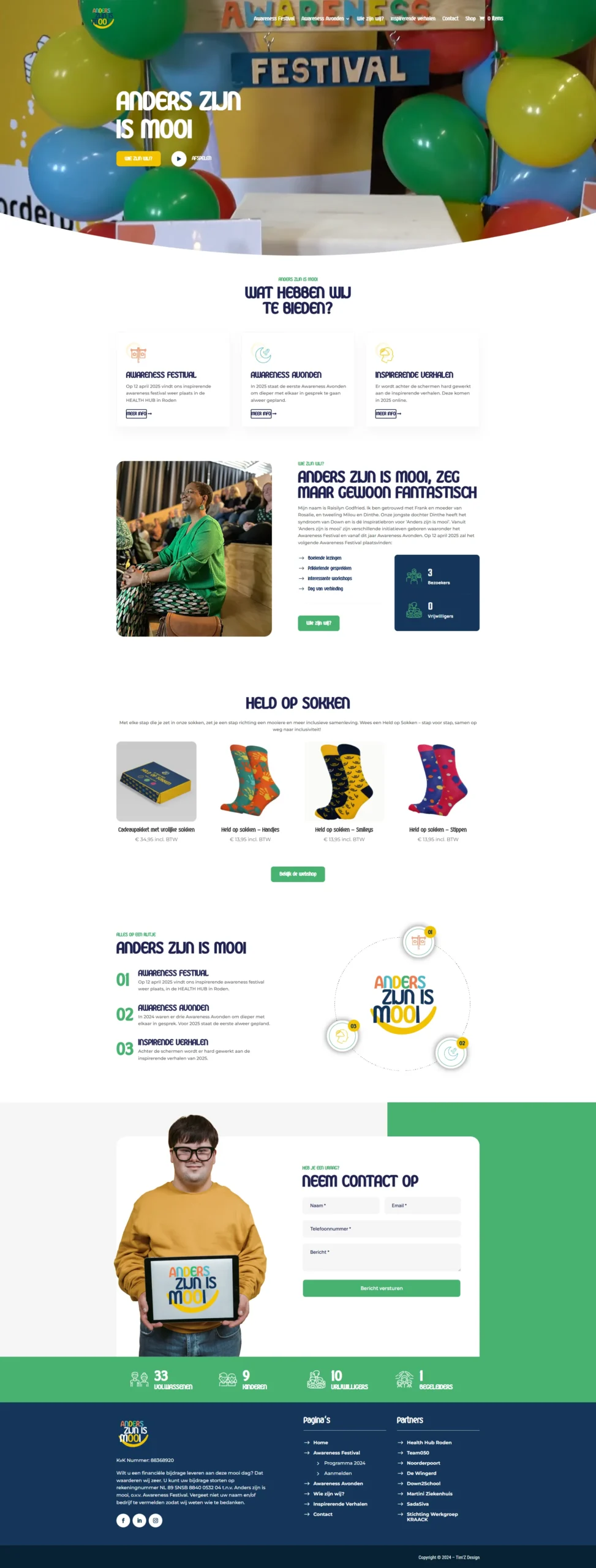 Anders Zijn is Mooi website ontwerp