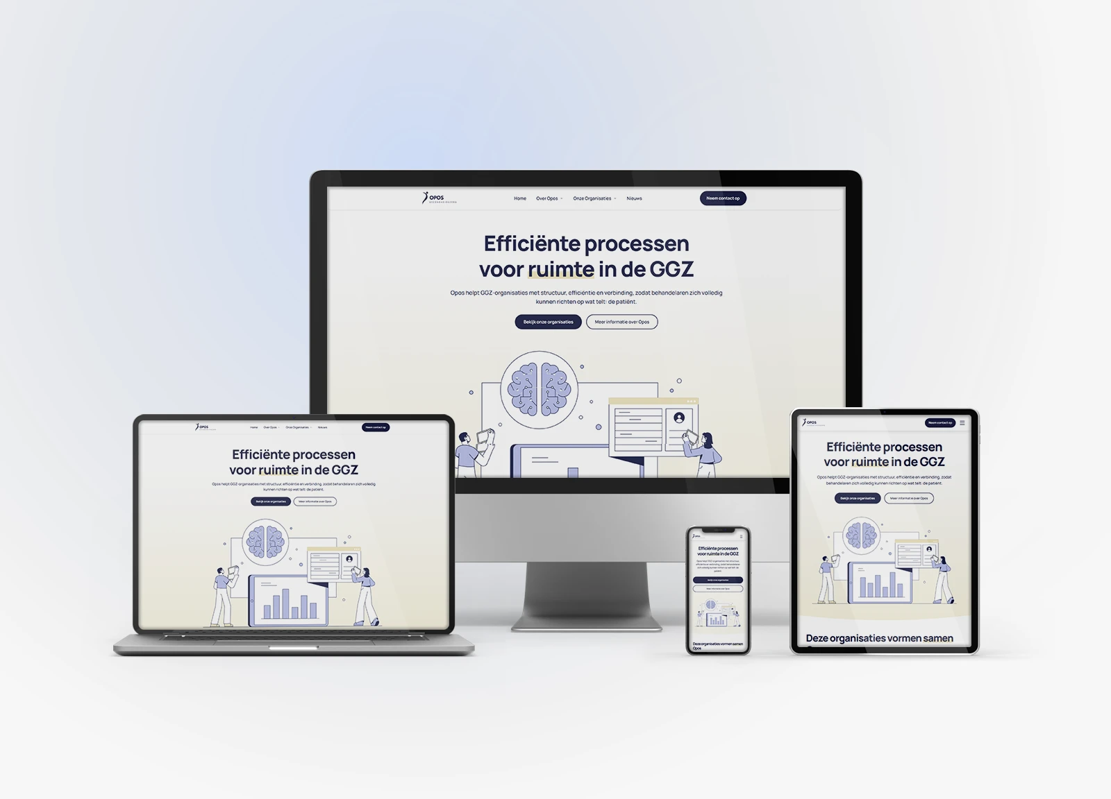 Opos website – webdesign en ontwikkeling door Fribs